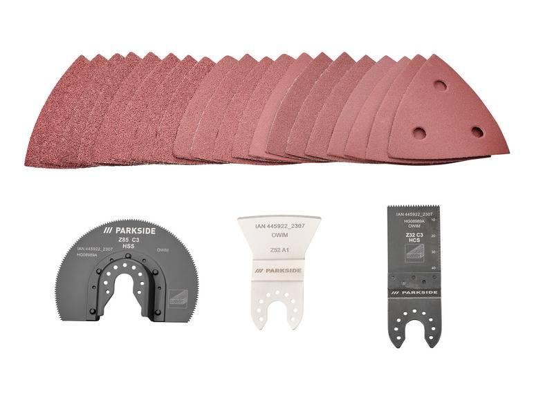 PARKSIDE® Zubehör für Multifunktionswerkzeug zollfrei