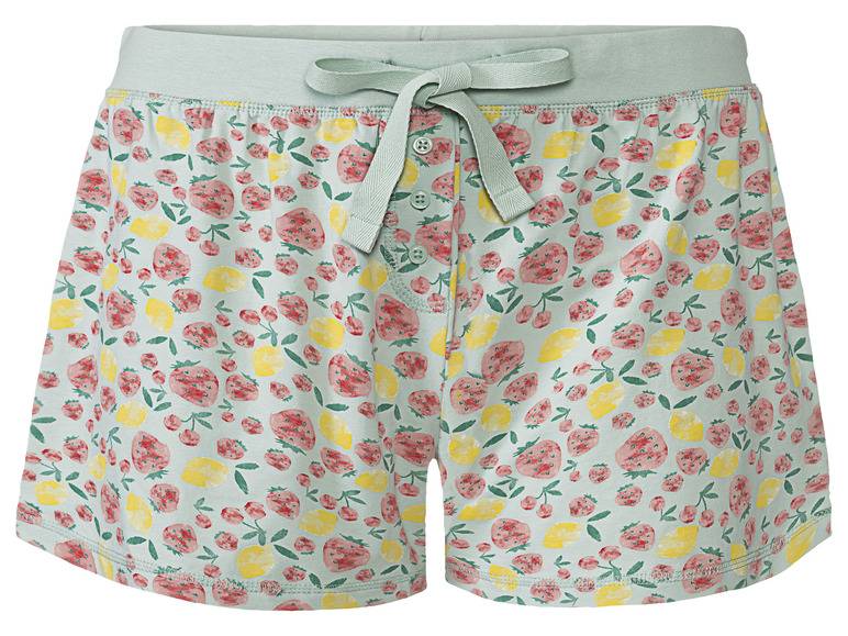 esmara® Damen Schlafhose, kurz, mit Zierknopfleiste Saisonschlussverkauf