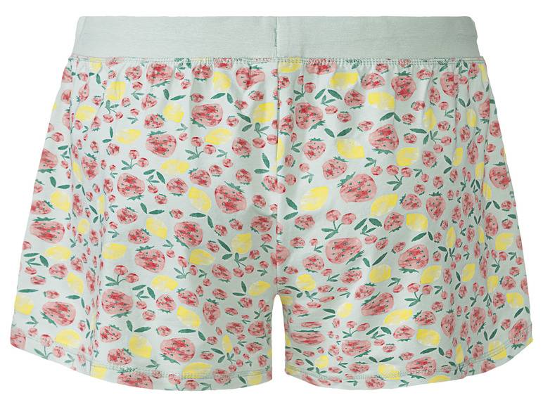 esmara® Damen Schlafhose, kurz, mit Zierknopfleiste Saisonschlussverkauf