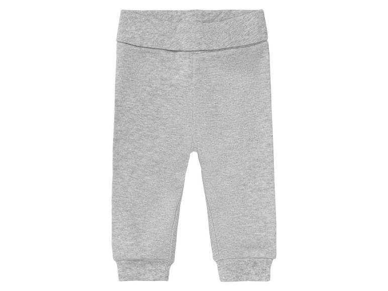 lupilu® Baby Jogginghose, 2 Stück, mit hohem Bio-Baumwollanteil Kauf eins, bekomm eins gratis