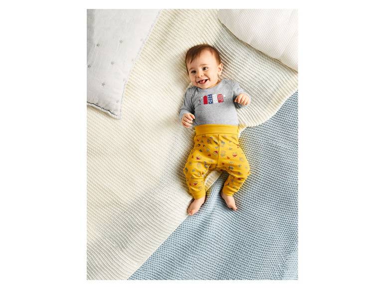 lupilu® Baby Jogginghose, 2 Stück, mit hohem Bio-Baumwollanteil Kauf eins, bekomm eins gratis