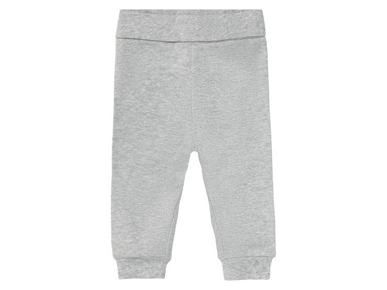 lupilu® Baby Jogginghose, 2 Stück, mit hohem Bio-Baumwollanteil Kauf eins, bekomm eins gratis