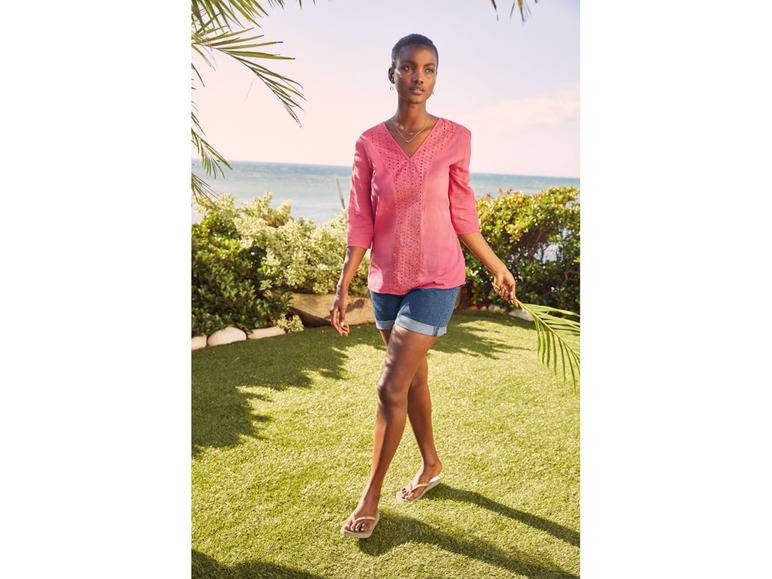 esmara® Damen Jeansshorts, mit Krempeloptik am Beinabschluss VIP-Rabatte