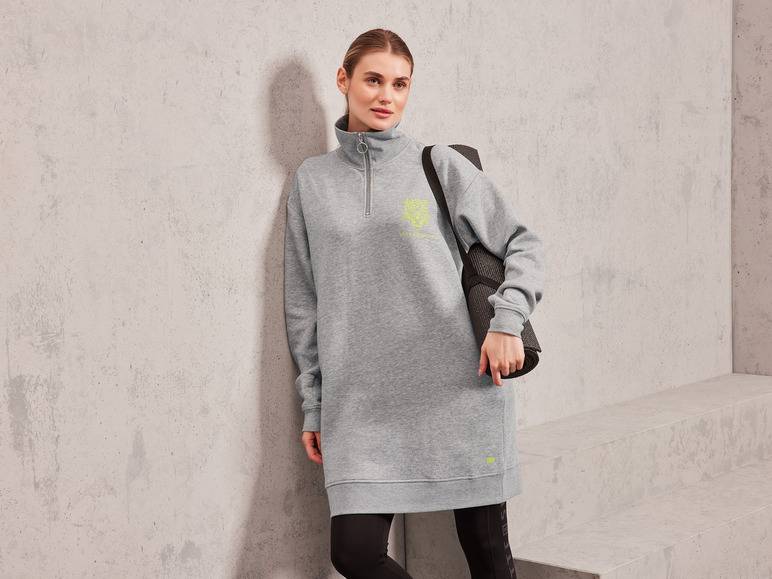 CRIVIT by Jette Sport Damen Sweatkleid mit HeiQ Mint Technologie Tiefpreis