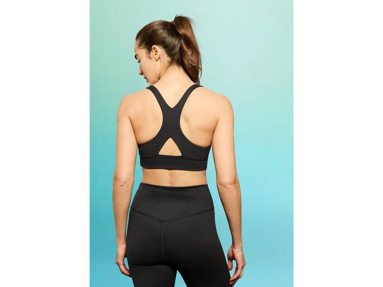 CRIVIT Damen Sportbustier, Medium-Level, mit dynamischer Kühltechnologie Bis zu 60% Rabatt
