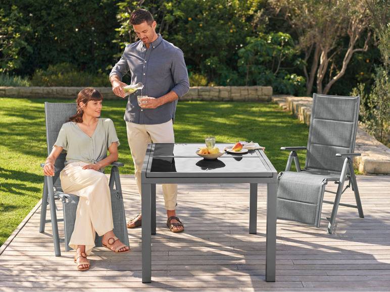 LIVARNO home Alu-Gartentisch »Toronto«, ausziehbar, anthrazit Hotsell