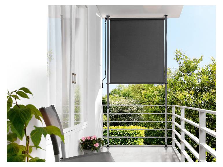 LIVARNO home Klemm-Sichtschutz, 120 x 206-300 cm Fabrikverkauf