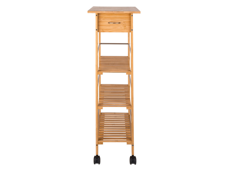 LIVARNO home Küchen-Nischenwagen Bambus, mit Schublade Flash Sale