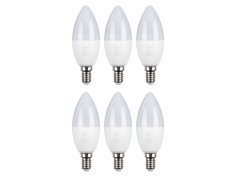 LIVARNO home Leuchtmittel, 6 Stück, GU10 / E27 / E14 Zeitlich begrenztes Angebot