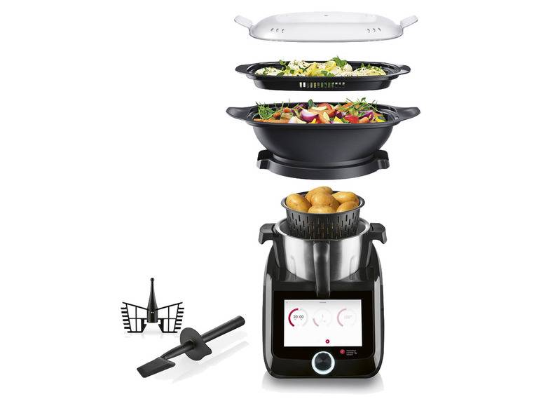 SILVERCREST® KITCHEN TOOLS Monsieur Cuisine Smart SKMS 1200 B1 Black VIP-Rabatte
