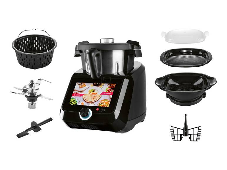 SILVERCREST® KITCHEN TOOLS Monsieur Cuisine Smart SKMS 1200 B1 Black VIP-Rabatte