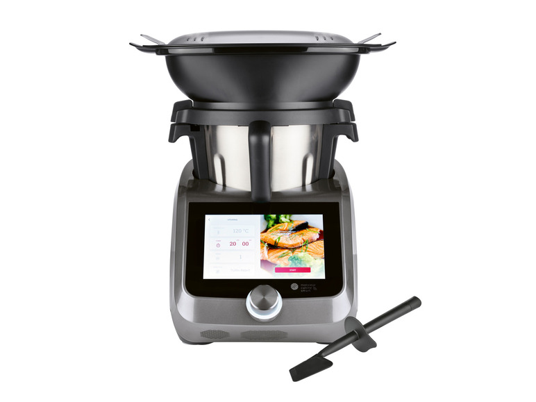 SILVERCREST® KITCHEN TOOLS Monsieur Cuisine Smart SKMS 1200 B1 Titanium Tiefpreis