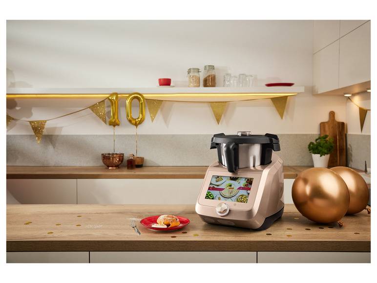 SILVERCREST® KITCHEN TOOLS Monsieur Cuisine Smart SKMS 1200 B1 Champagner Super Sparpreis