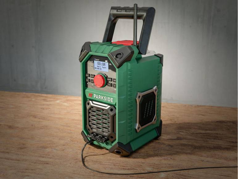 PARKSIDE® Akku-Baustellenradio »PBRA 20-Li B2« 20 V / 12 V oder Netzbetrieb, ohne Akku und Ladegerät Clearance-Verkauf
