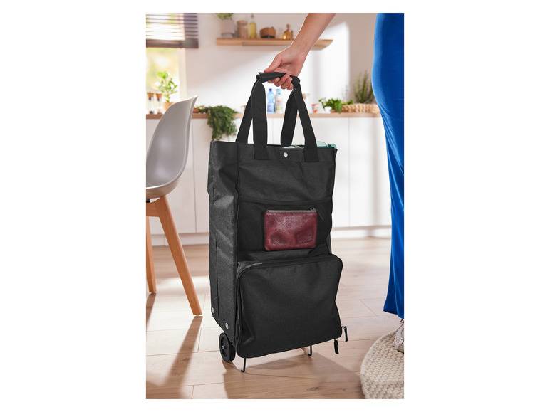 TOPMOVE® Einkaufstrolley / -tasche, faltbar Begrenzt auf 3 Tage