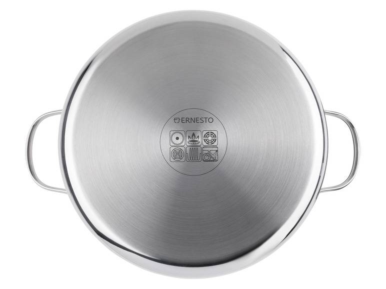 ERNESTO® Edelstahl-Topf, mit Deckel, Ø 24 cm Im Verkauf