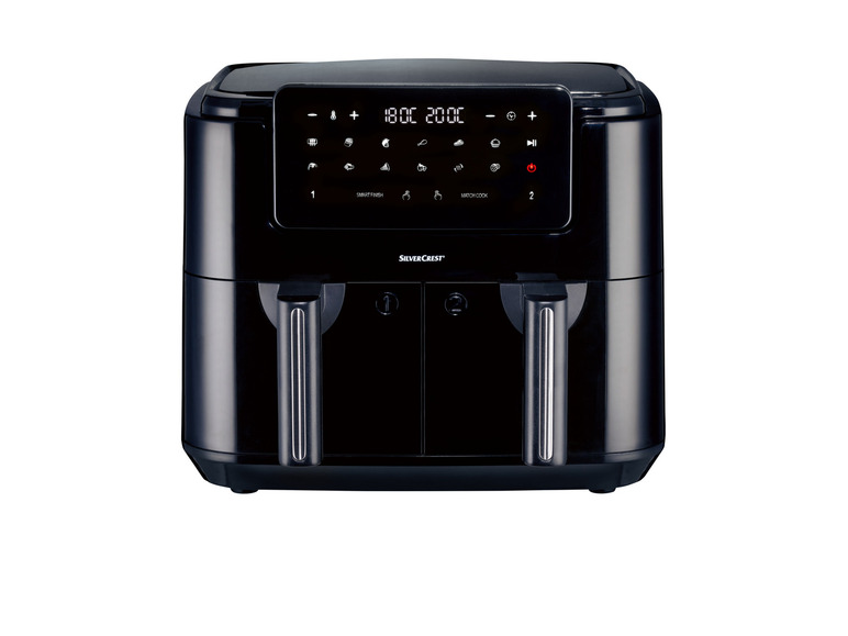 SILVERCREST® KITCHEN TOOLS Doppelzonen Heißtluftfritteuse »A1 SHLFDD 2400«, 2200–2600 W Outlet