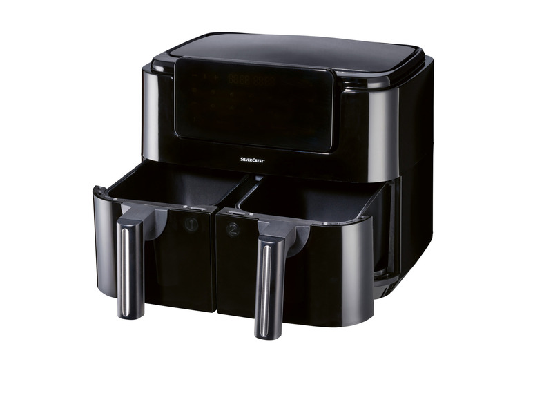 SILVERCREST® KITCHEN TOOLS Doppelzonen Heißtluftfritteuse »A1 SHLFDD 2400«, 2200–2600 W Outlet