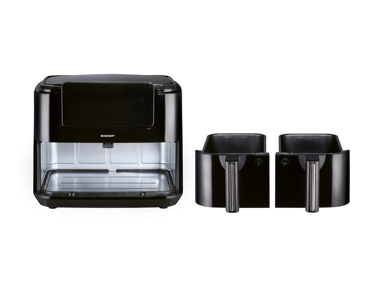 SILVERCREST® KITCHEN TOOLS Doppelzonen Heißtluftfritteuse »A1 SHLFDD 2400«, 2200–2600 W Outlet