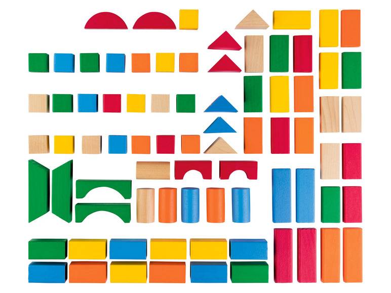 Playtive Bausteinset, aus Holz Günstiger Verkauf