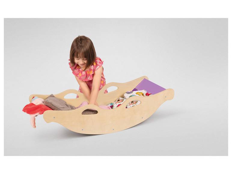 Playtive Holz Balancewippe, in Regenbogenfarben Fabrik Onlineshop