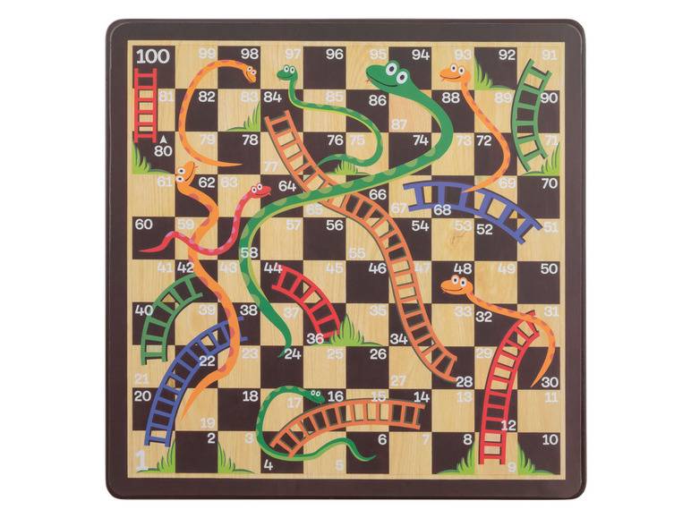 Playtive Holz 10-in-1 Spielesammlung, unterschiedliche Spiele Sonderangebot