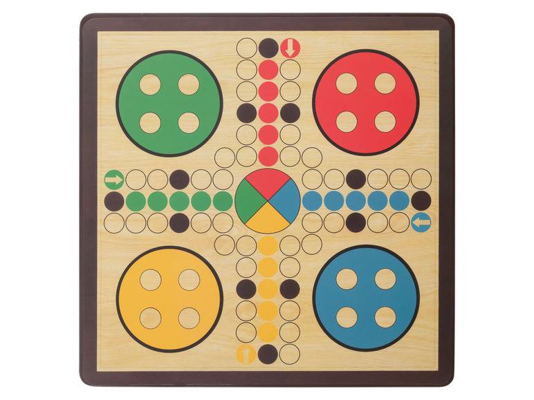 Playtive Holz 10-in-1 Spielesammlung, unterschiedliche Spiele Sonderangebot