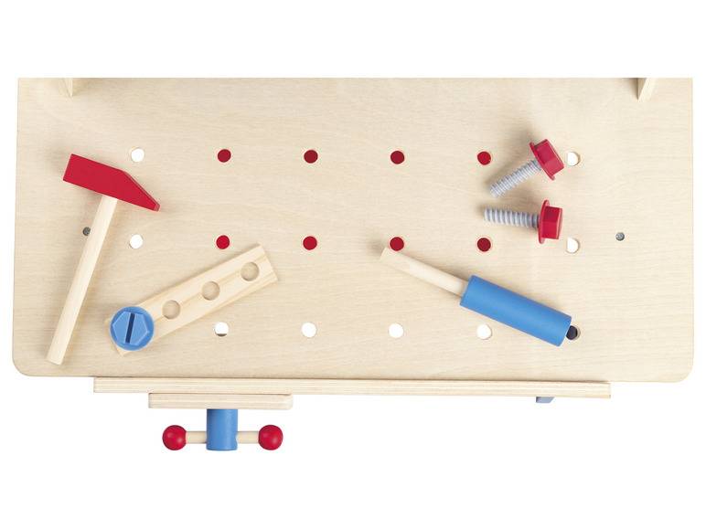 Playtive Kinder Werkbank, aus Echtholz Saisonschlussverkauf