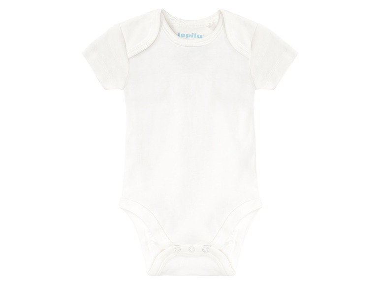 lupilu® Baby Body, 5er Set, kurzarm, reine Bio-Baumwolle Exklusive Angebote
