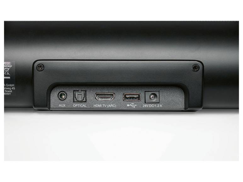 SILVERCREST® Soundbar Stereo 2.0 »SSB 30 B1«, 2x 15 W RMS Riesige Ersparnisse