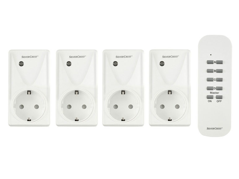 SILVERCREST® Funksteckdosen-Set, mit Fernbedienung, 5-/ 3-teilig Zeitbegrenzte Promotion