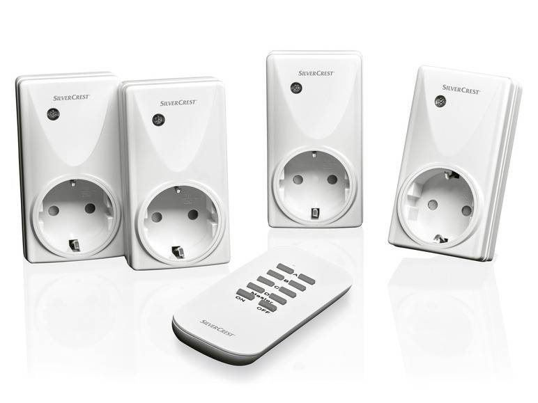 SILVERCREST® Funksteckdosen-Set, mit Fernbedienung, 5-/ 3-teilig Zeitbegrenzte Promotion
