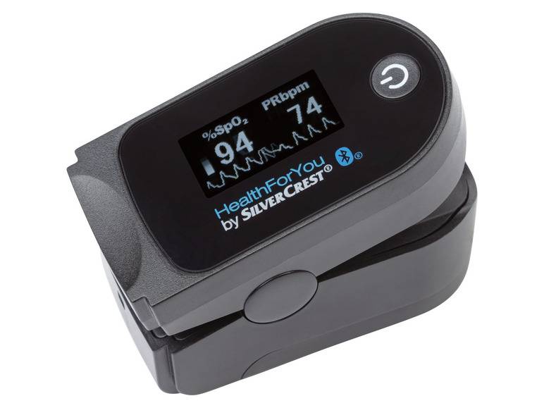 SILVERCREST® PERSONAL CARE Pulsoximeter »SPO 55«, mit HealthForYou- App Limitierter Zeitrabatt