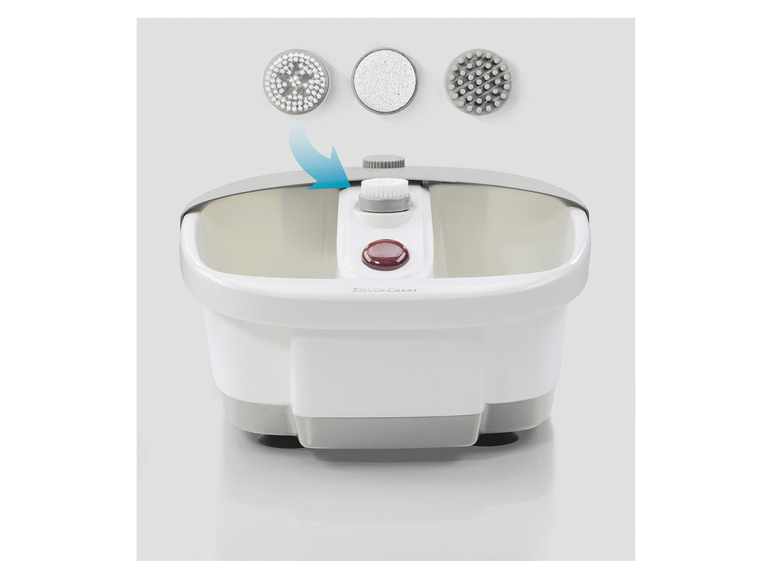 SILVERCREST® PERSONAL CARE Fußsprudelbad, »SFB 80 A2« 3 Pediküre-Aufsätze Black Friday