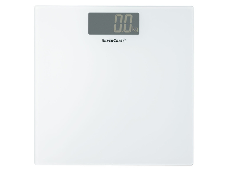 SILVERCREST® PERSONAL CARE Personenwaage, Slim Design, aus Glas Vatertagsangebot