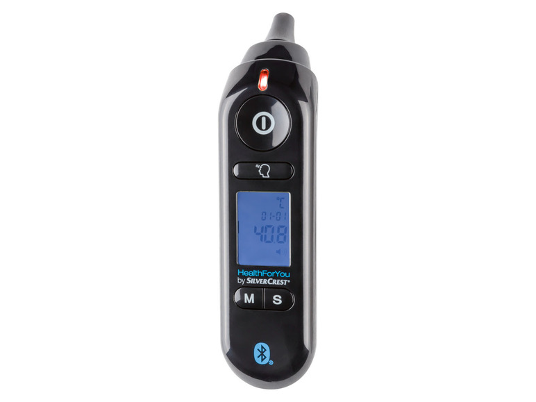 SILVERCREST® PERSONAL CARE Multifunktionsthermometer SFT 81, mit App Große Rabatte