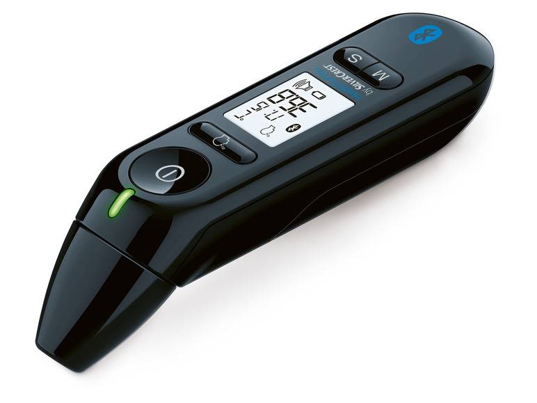 SILVERCREST® PERSONAL CARE Multifunktionsthermometer SFT 81, mit App Große Rabatte