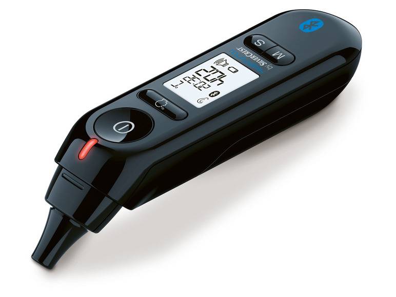 SILVERCREST® PERSONAL CARE Multifunktionsthermometer SFT 81, mit App Große Rabatte