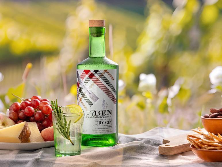 Ben Bracken Scottish Dry Gin 43,3% Vol Kostenlose Rückgabe