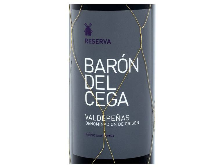 Barón del Cega Valdepenas DO Reserva trocken, Rotwein 2018 JETZT KAUFEN