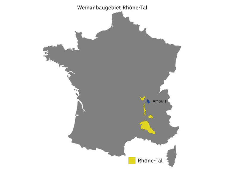 Côtes du Rhône Villages AOP trocken, Rotwein 2022 Sonderangebot der Fabrik
