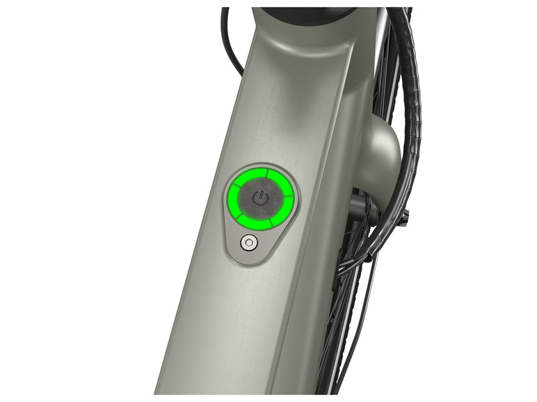 CRIVIT Urban E-Bike X.2 Olive Green Fabrikverkauf