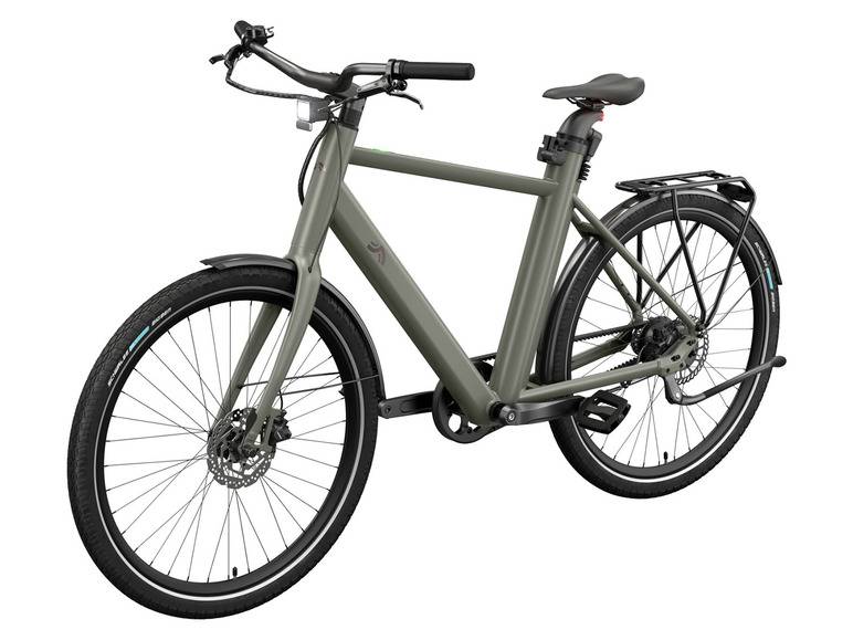 CRIVIT Urban E-Bike X.2 Olive Green Fabrikverkauf