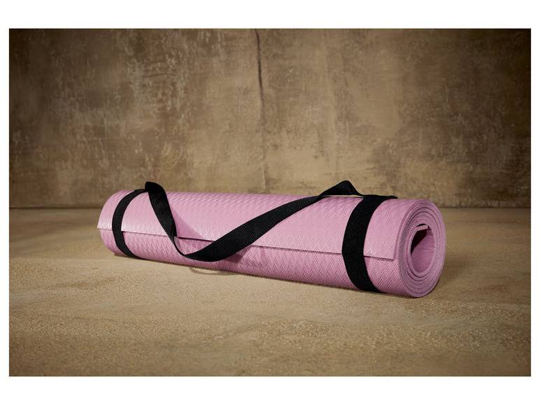 CRIVIT Yogamatte 180 x 60 cm, mit Tragegurt Fabrikpreis