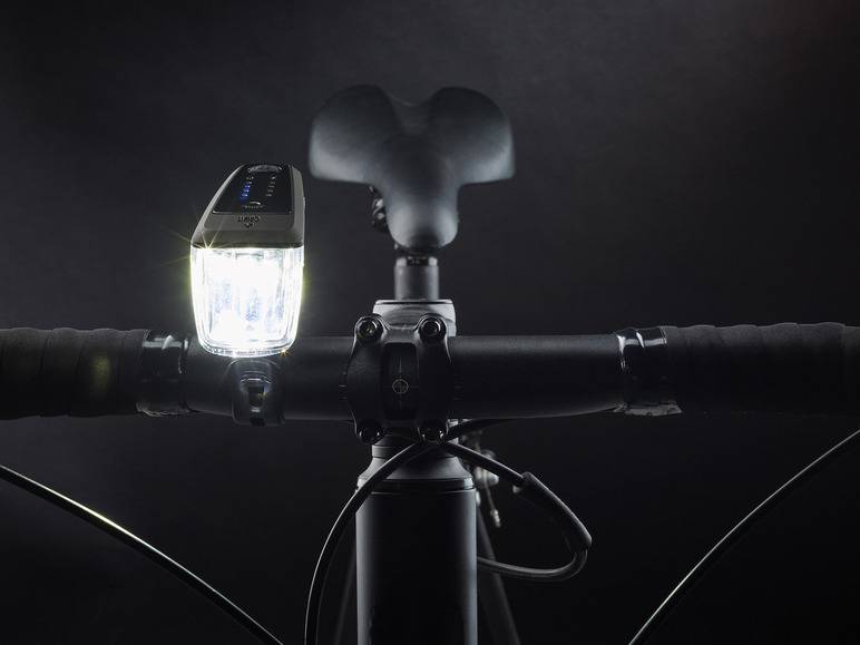 CRIVIT LED-Fahrradleuchten-Set mit Notbremsfunktion Cyber Monday