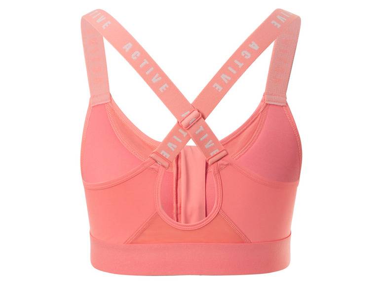 CRIVIT Damen Sportbustier, High-Level, mit Mesh-Einsätzen Valentinstagsangebot