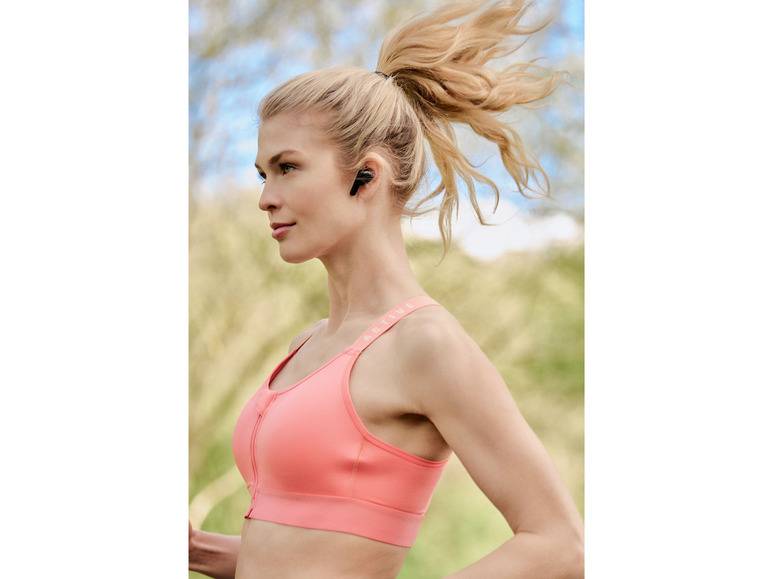 CRIVIT Damen Sportbustier, High-Level, mit Mesh-Einsätzen Valentinstagsangebot