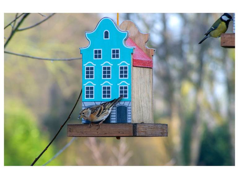 dobar Deko-Vogelhaus »Münster«, 19 x 19 x 30 cm, aus Holz Kauf eins, bekomm eins gratis