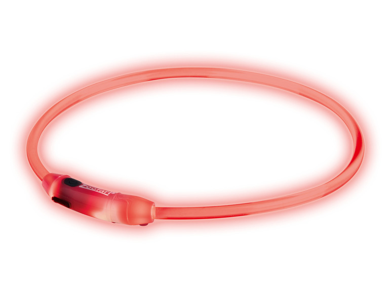 zoofari® LED-Leuchtschlauch Hundehalsband, mit 3 Leuchtfunktionen Kostenloser Versand international