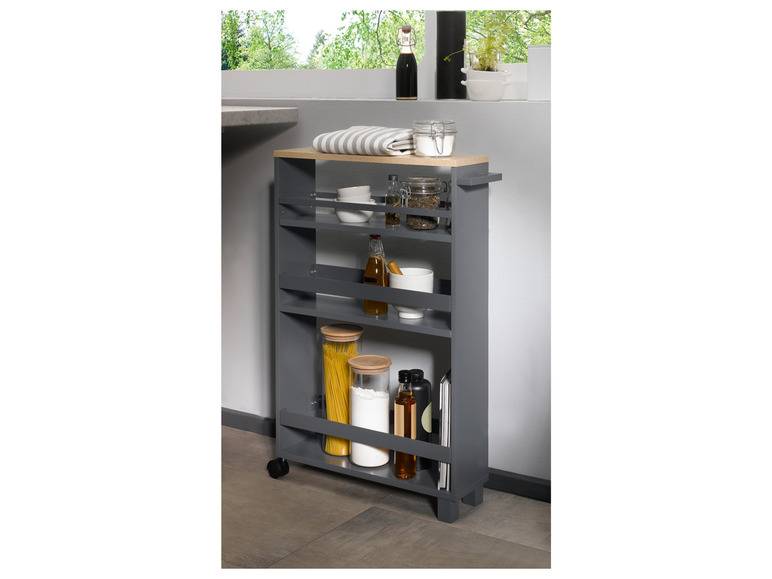 LIVARNO home Küchen-Nischenwagen, mit 3 Ablageflächen Tägliche Deals